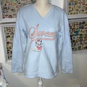 Women’s Vintage Disney Marie Sweatshirt Preowned Size MEDIUM